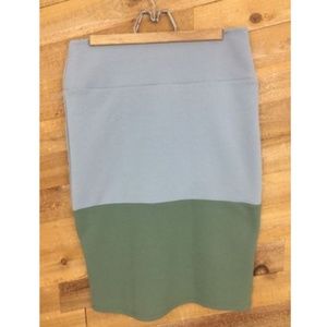 LuLaRoe Cassie Colorblock Pencil Skirt